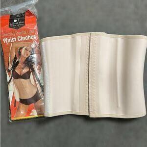 Secret Skin Slimming Thermal Latex Waist Cincher 42 Nude Body Shaper Shapewear